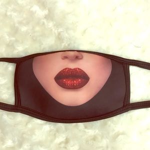 Human print face mask